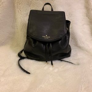 Kate Spade Breezy Mulberry Leather Backpack EUC